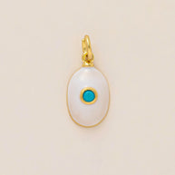 Colorful 12 Birthstones Zircon Charm Round Square DIY