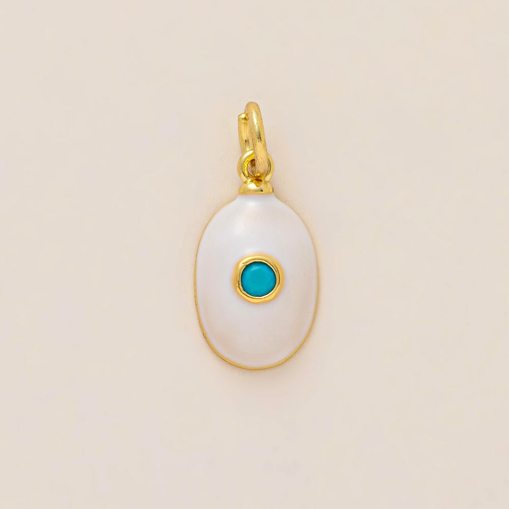 Colorful 12 Birthstones Zircon Charm Round Square DIY