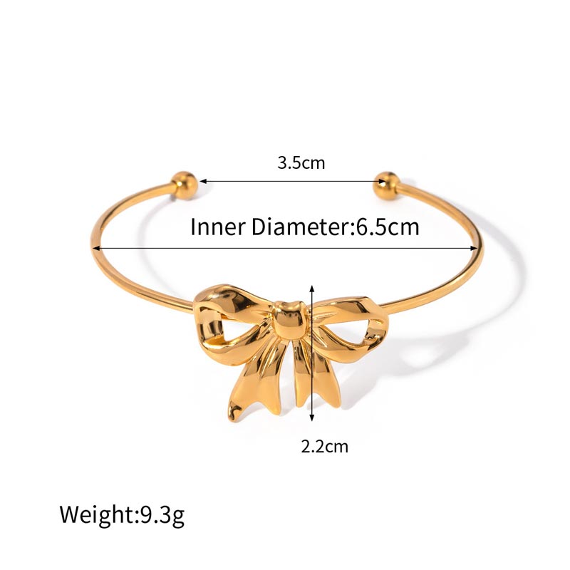 Bow Open Bangle JXBW2402002