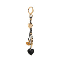 Lucky Heart Evil Eye Braided Rope Keychain Charm Accessories