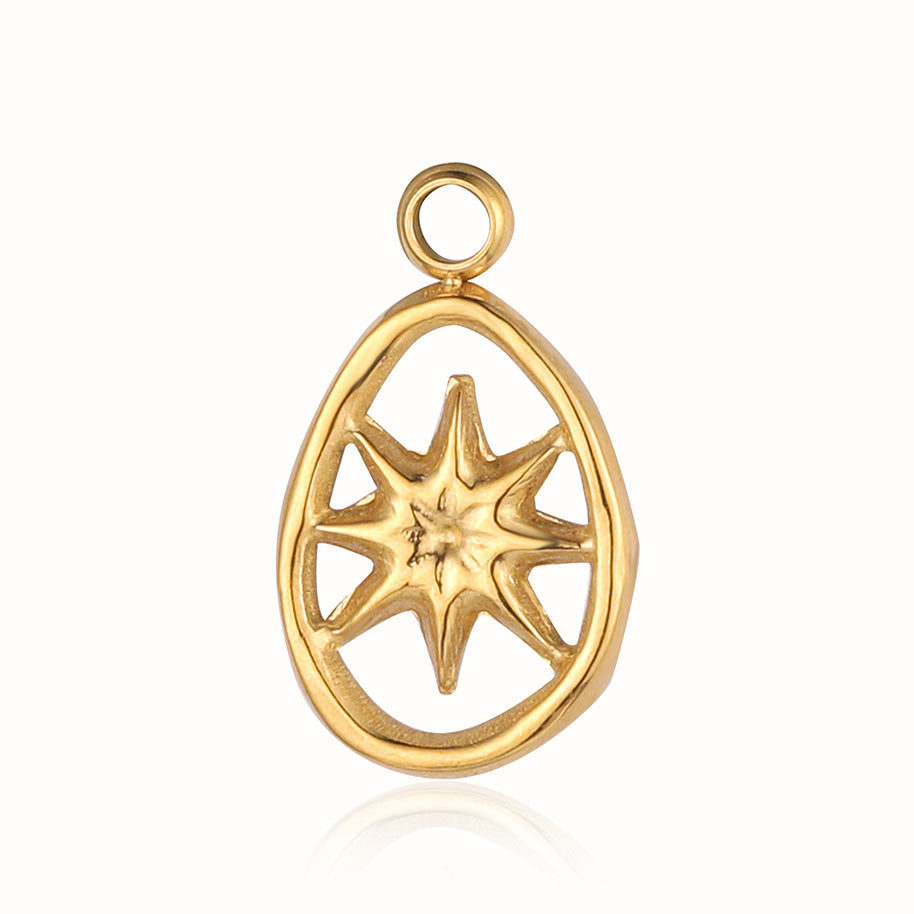Sun Moon Pendant | Bohemian Star Charm Festival Jewelry