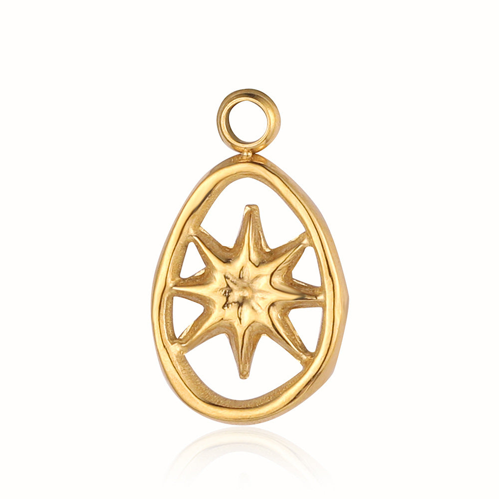 Sun Moon Pendant | Bohemian Star Charm Festival Jewelry