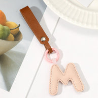Letter Keychain | Leather Alphabet Pendant | Amazon Gift