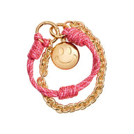 Rope Chain Bag Charm Lucky Horseshoe Smile Accessories