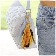 Cotton Boho Tassel Keychain Charm National Style Fashion Gift