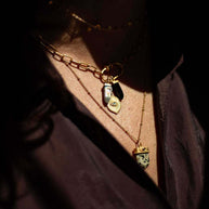 Stainless Steel Celestial Gemstone Charms DIY Pendants