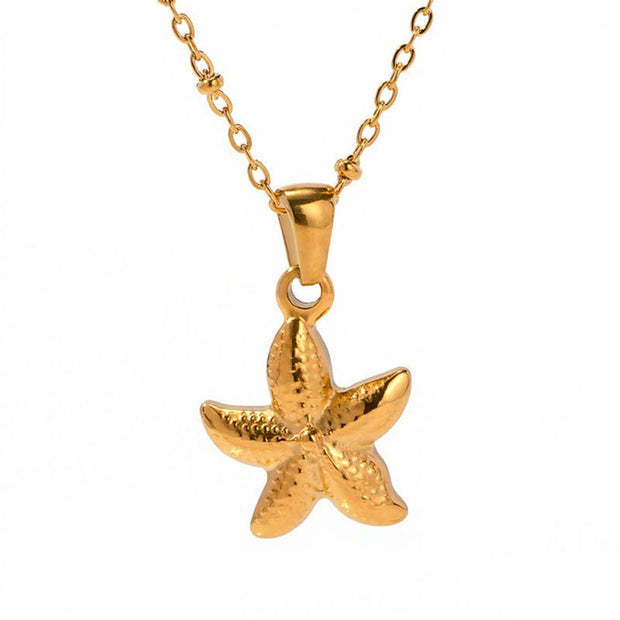 Starfish Chain Necklace JXNW2307016