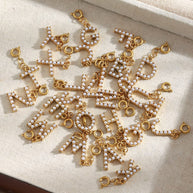 Versatile Spring Clasp Pendant English Letters Women JXC9510
