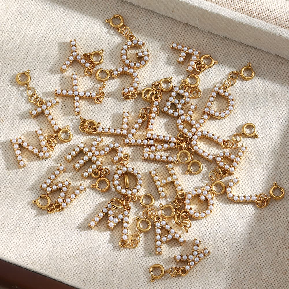 Versatile Spring Clasp Pendant English Letters Women JXC9510