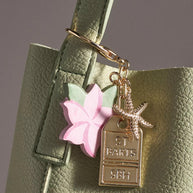 18K Gold Plated Travel-Inspired Keychain City-Themed Charm
