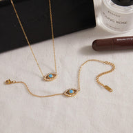 Evil Eye Bracelet | Zircon Stainless | Protective Charm