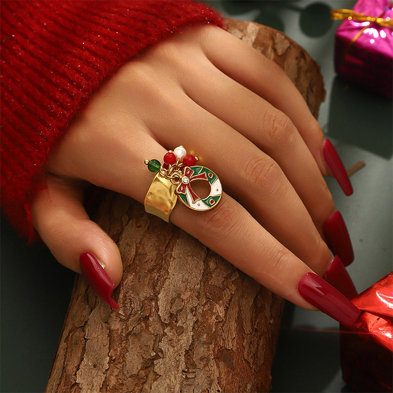 11 Style Christmas Ring JXQ09962-JXQ09972