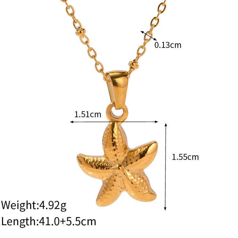 Starfish Chain Necklace