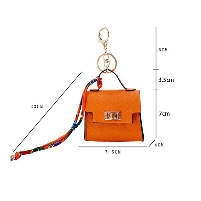 House Pouch Keychain | Fashion Mini Bag Charm | Cute Purse