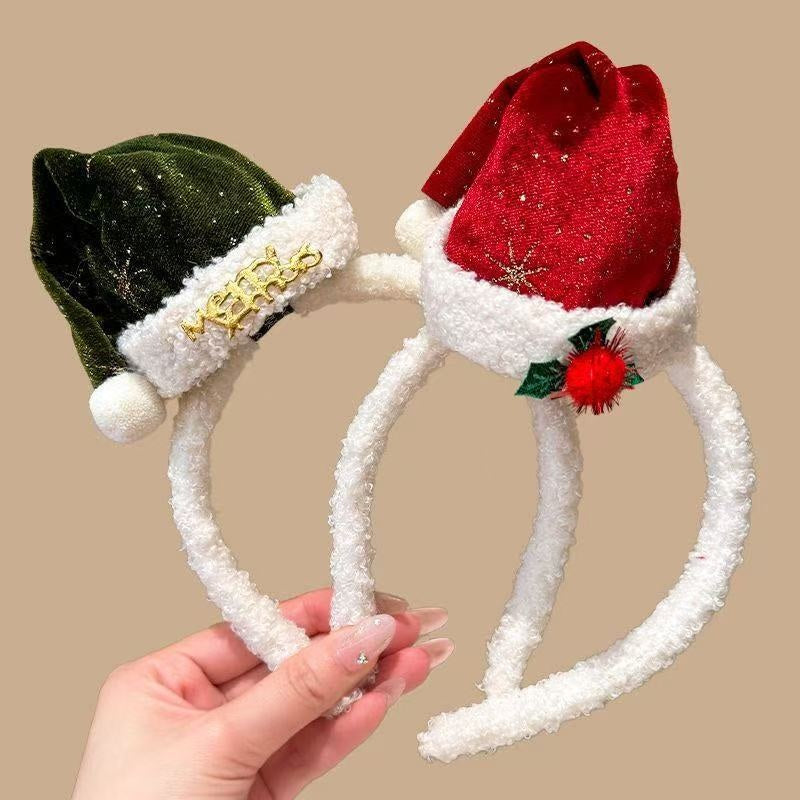 Glitter Reindeer Antlers Headband | Christmas Party Hairband