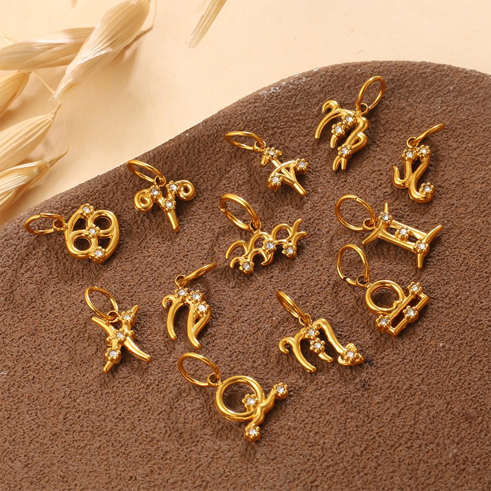 Premium Versatile Zodiac Charm  Individuality Pendant