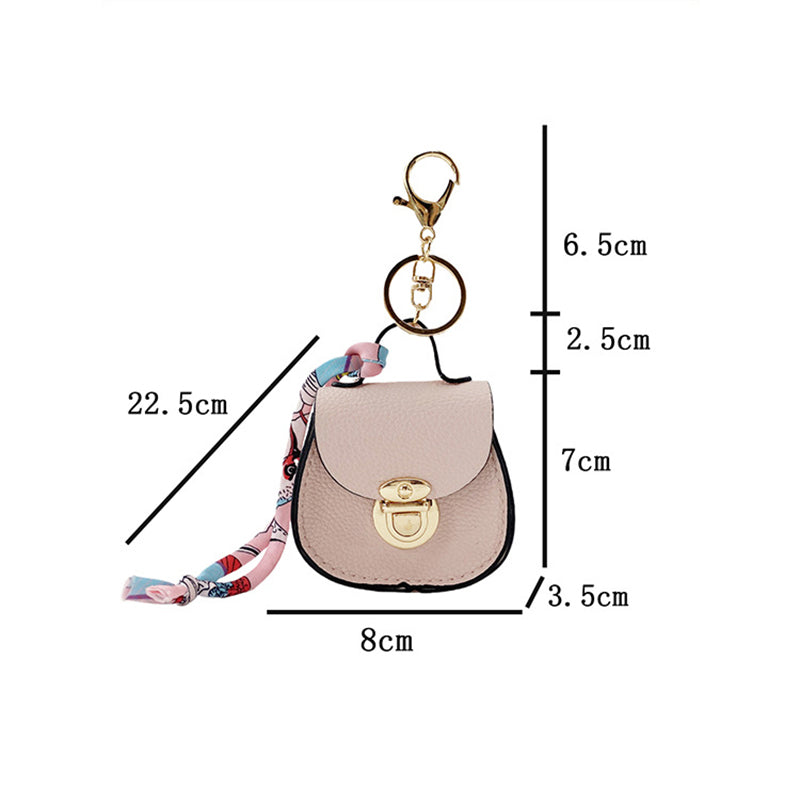 Mini Saddle Pouch | PVC Keychain Bag | Zero Wallet Holr