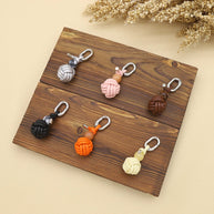Tael Keychain | PU Braid Ball | DIY Charm for Shoes
