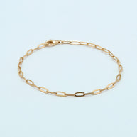 Dainty Paperclip Bracelet