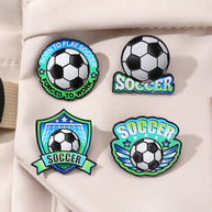 Soccer Enamel Pin | World Cup Badge | Backpack Accessory