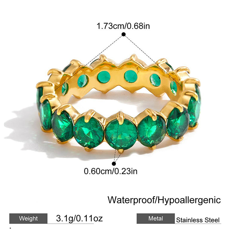 Green Zirconia Ring JXR0109009
