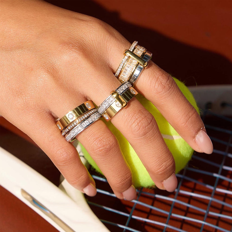 Stackable Rings Set | Multi-Ring Stainless | Korean Style