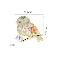 Magpie Brooch Bird Pin | Chinese Style Gift