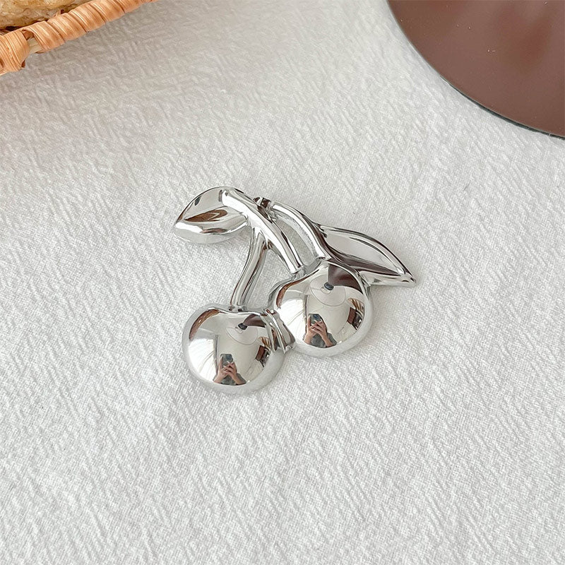 Cherry Blossom Brooch | Cute Floral Pin for Women's Clothing