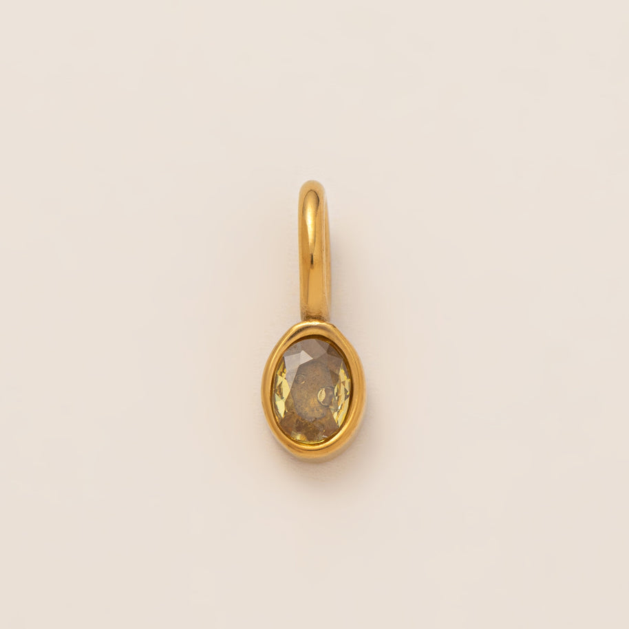 Multi Shape 12 Birthstones Pendant Gold Plated DIY JX061404M