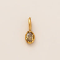 Multi Shape 12 Birthstones Pendant Gold Plated DIY JX061404M