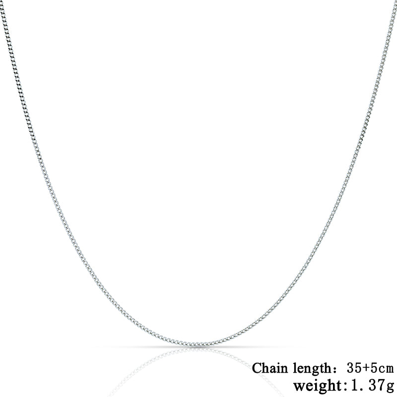 3mm Curb Chain Sterling Silver
