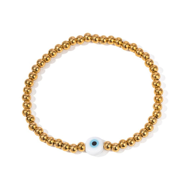Evil Eye Ball Chain Bracelet JXBW2306003