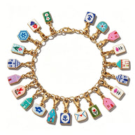Charm 18K Gold House Print Footwear Decoration JX26041257GK