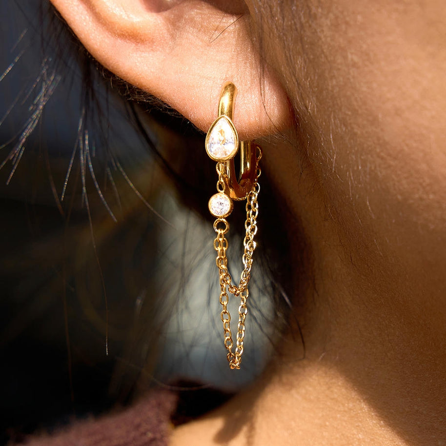 Fringe Drop Earrings | Non-Tarnish | Women's Jewelry