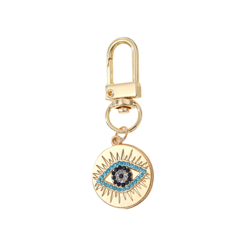 Evil Eye Keychain | Bohemian Rhinestones Charm | Sparkle