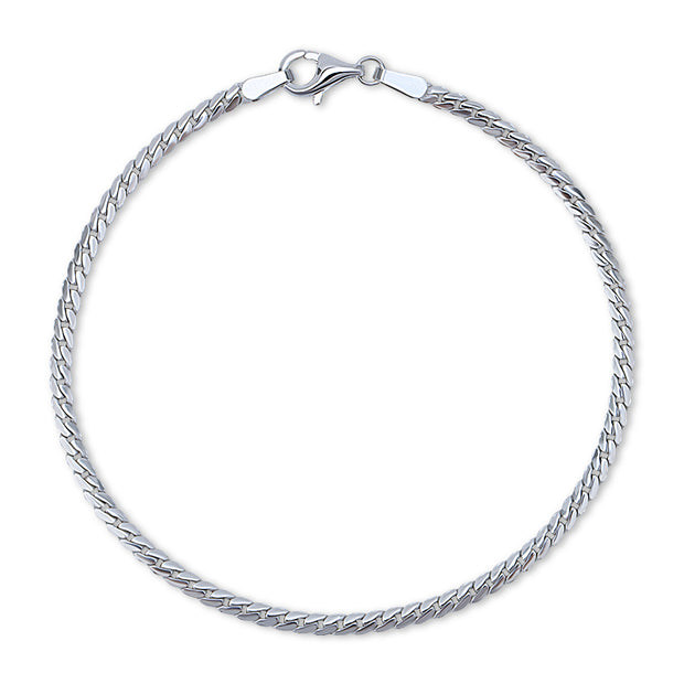 1.8mm Serpentine Chain Bracelet JX0201L