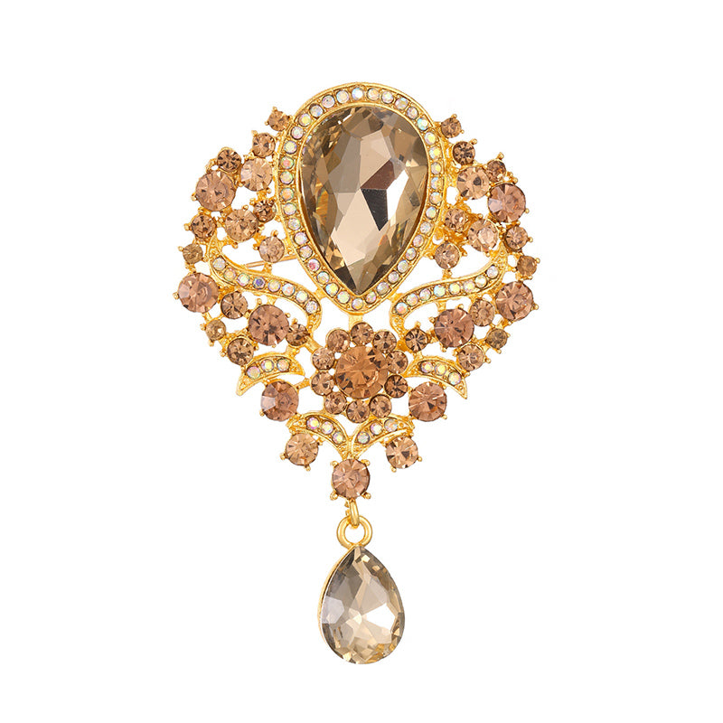 Elegant Crown Brooch JQWK11147