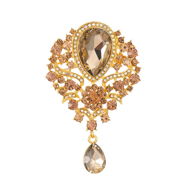 Elegant Crown Brooch JQWK11147