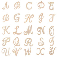 Korean Style  (A-Z) Alphabet Brooch JYYX001