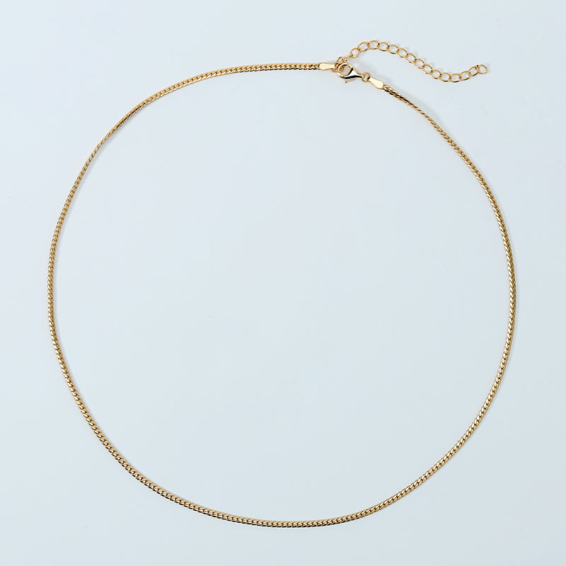 1.8mm Serpentine Chain Necklace