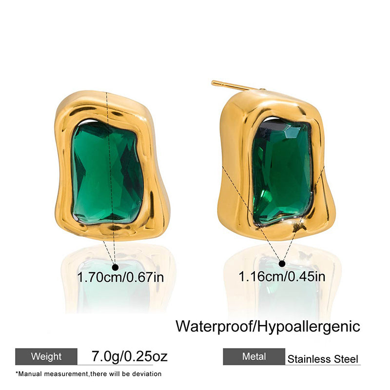 Hypoallergenic Zircon Stud Earrings JXE0107004