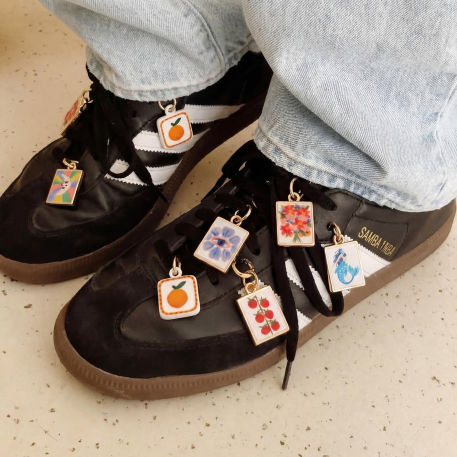Popular Plant Shoe Charm Copper DIY Decoration JX26041203GK