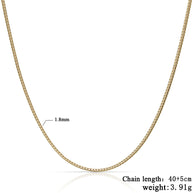 1.8mm Serpentine Chain Necklace