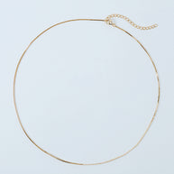 0.75mm Sterling Silver Box Chain Necklace