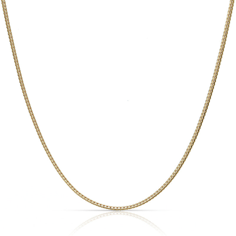 1.8mm Serpentine Chain Necklace