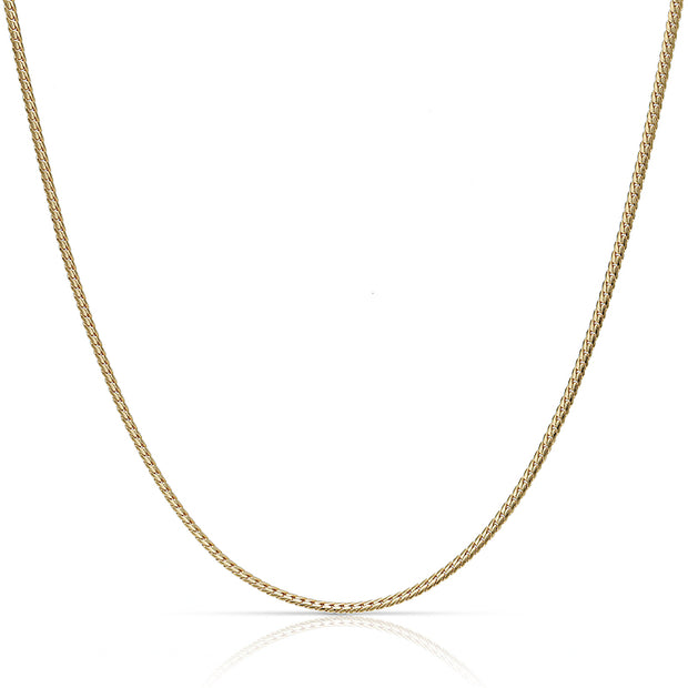 1.8mm Serpentine Chain Necklace