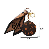 Vintage Leather Pouch | Keychain Bag | Face Mirror Holr