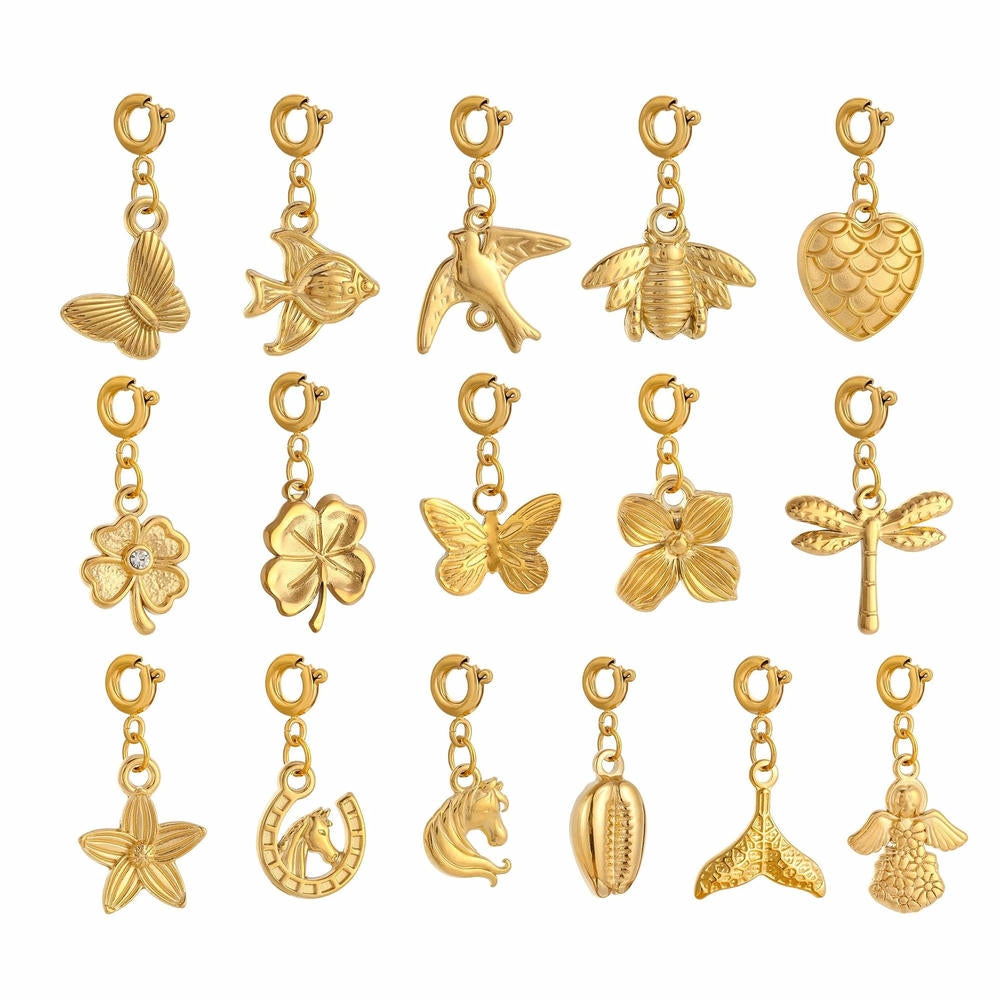 European Fashion DIY Nature Animal  Flower Pendant Women