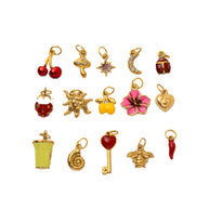 Summer Fruit Clog Decoration 18K Gold Steel JX26041264GK
