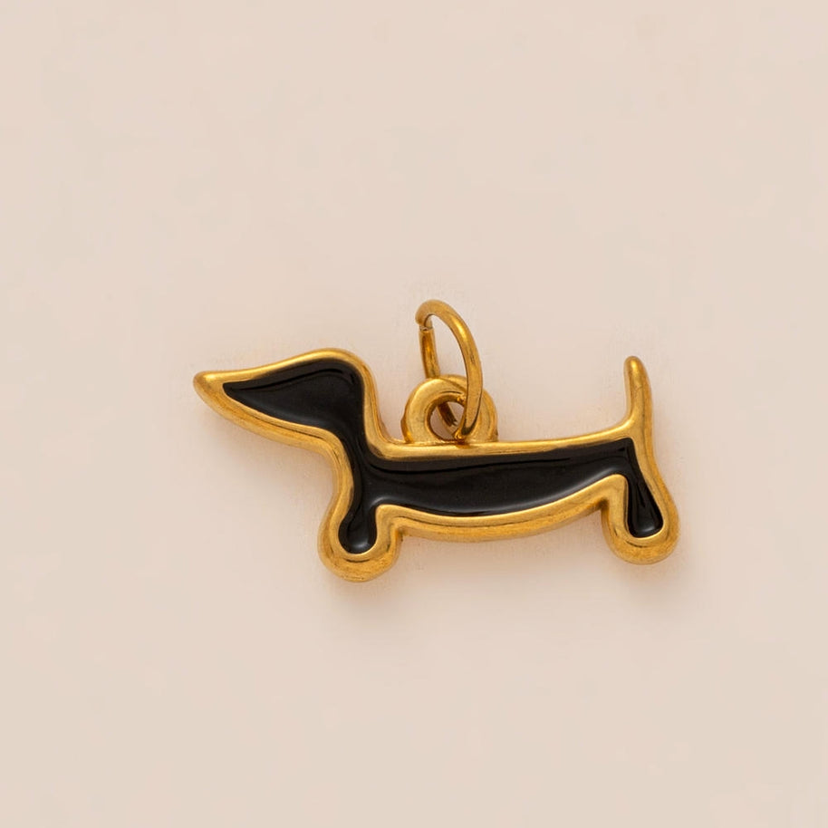 Lovely Enamel Animal Clog Ornament 18K Gold JX26041258GK
